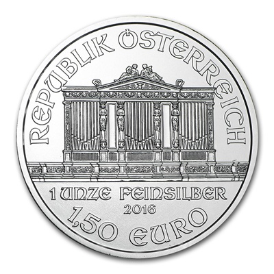 (image for) 2016 1oz Silver PHILHARMONIC